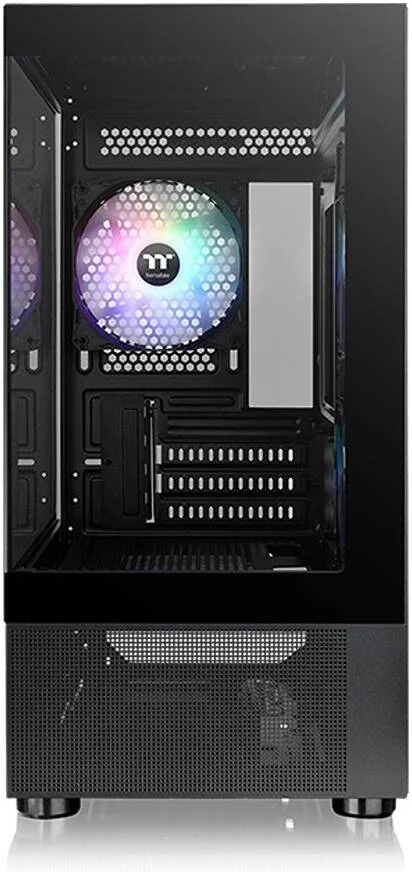 کیس کامپیوتر Thermaltake View 170 TG ARGB M-ATX، دارای 3 فن 120 میلیمتری ARGB Lite از پیش نصب شده، پشتیبانی از رادیاتور تا 280 میلیمتر و 7 فن، رابطهای USB 3.0 x2، HD Audio x1، مشکی | CA-1Z4-00M1WN-00 کیس کامپیوتر Thermaltake View 170 TG ARGB M-ATX، دارای 3 فن 120 میلیمتری ARGB Lite از پیش نصب شده، پشتیبانی از رادیاتور تا 280 میلیمتر و 7 فن، رابطهای USB 3.0 x2، HD Audio x1، مشکی | CA-1Z4-00M1WN-00