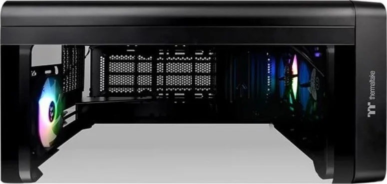 کیس کامپیوتر Thermaltake View 37 با نورپردازی ARGB و قابلیت همگام‌سازی با مادربرد، E-ATX Mid Tower، دارای 3 فن ARGB 5V با قابلیت همگام‌سازی با مادربرد، از پیش نصب شده، مشکی | CA-1J7-00M1WN-04