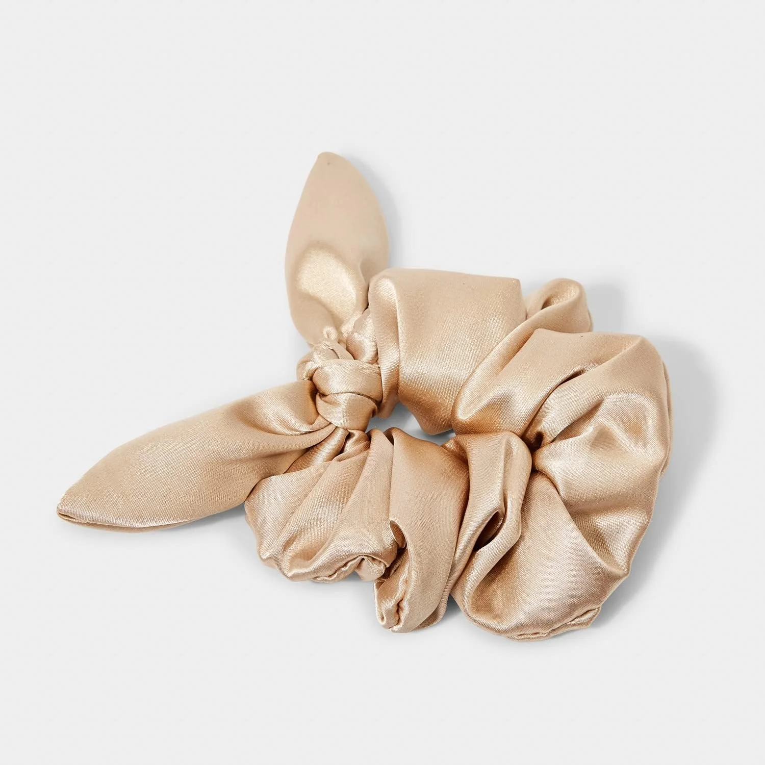 ست دو تکه اسکرانچی ابریشمی و چشم بند طلایی کیتی لاکستون - جای شاد من