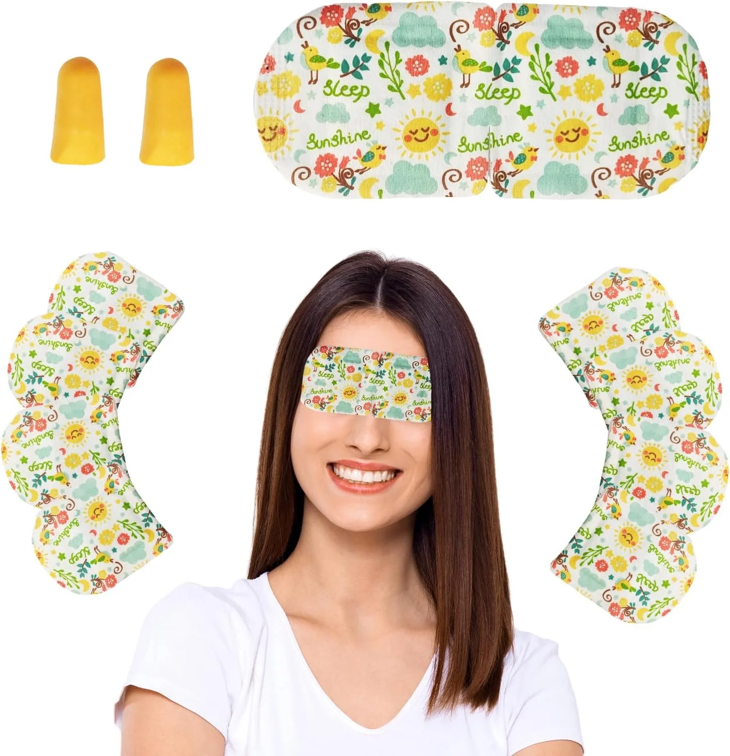 ۱۰ بسته ماسک چشم بخار، ماسک چشم گرم شونده یکبار مصرف، تسکین سریع خستگی چشم، مناسب برای چشم های پف کرده، خواب، ملزومات سفر و هدایای آرامش بخش زنانه، بدون بو