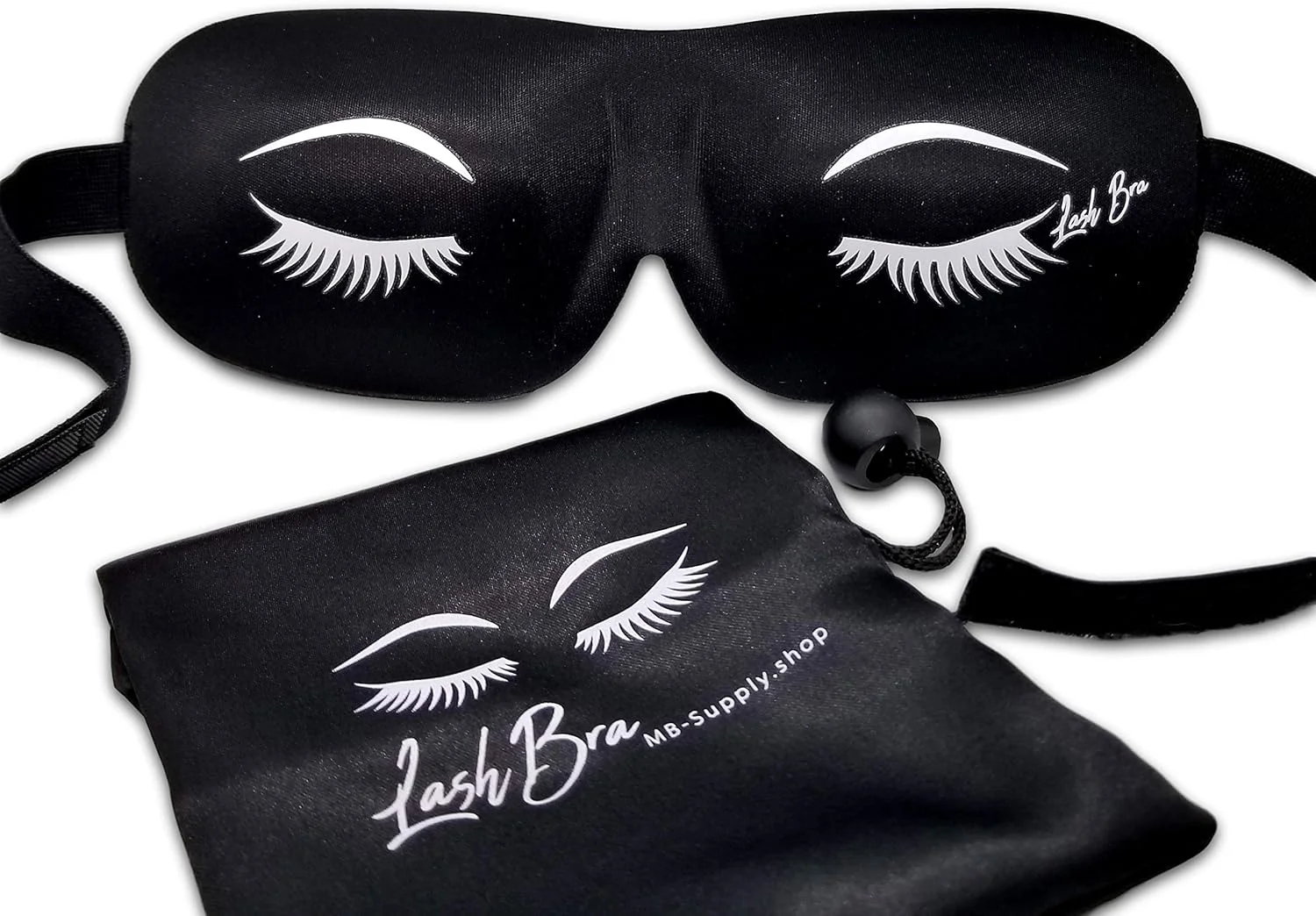 چشم بند خواب سه بعدی با طراحی منحنی و پوشش کامل نور، نرم و راحت با بند قابل تنظیم. ماسک مسدود کننده نور با طراحی عمیق برای محافظت از مژه ها هنگام خواب - 1 عدد مشکی