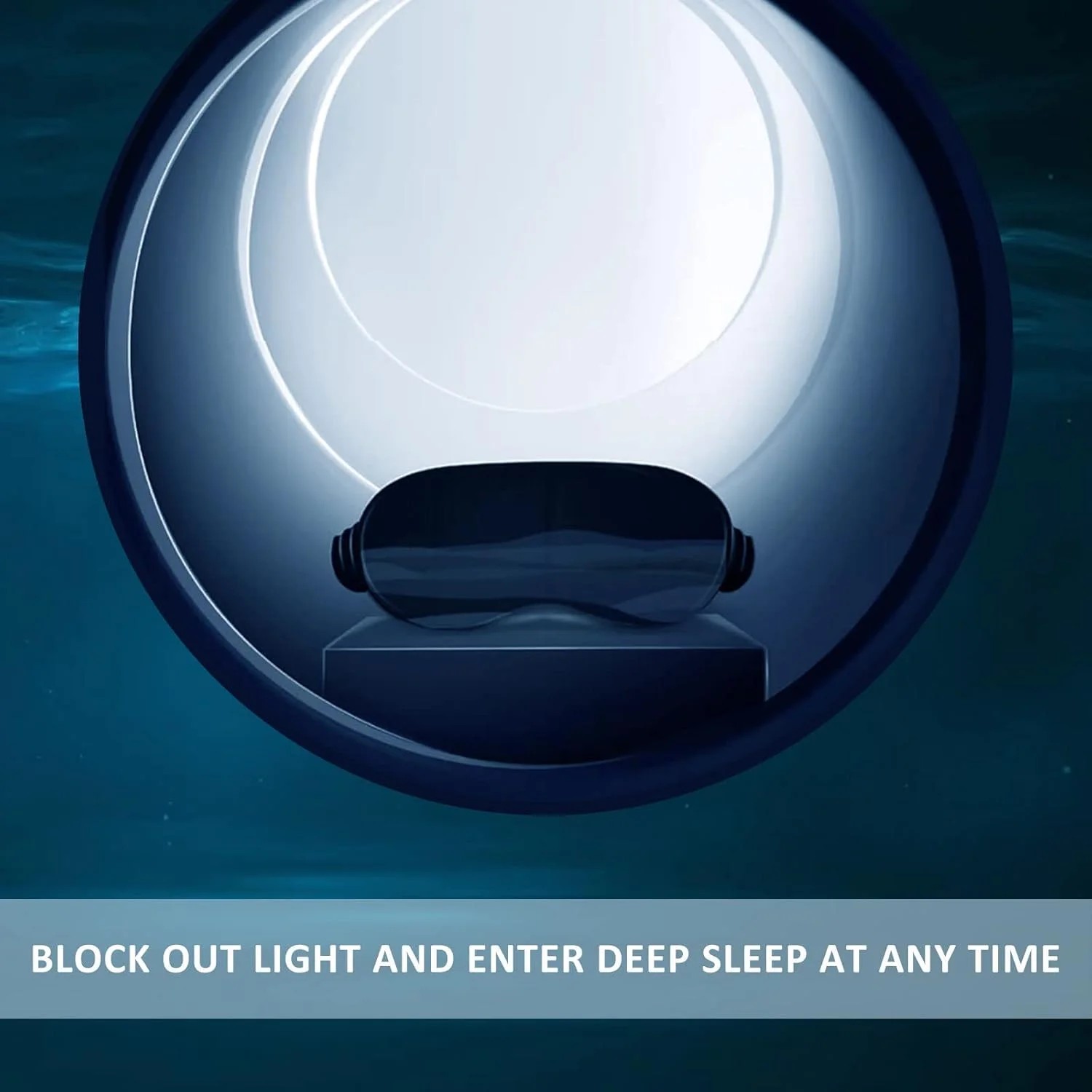 ماسک چشم خواب ابریشمی 100% طبیعی، نرم و تنفس پذیر پر شده با ابریشم توت برای زنان و مردان