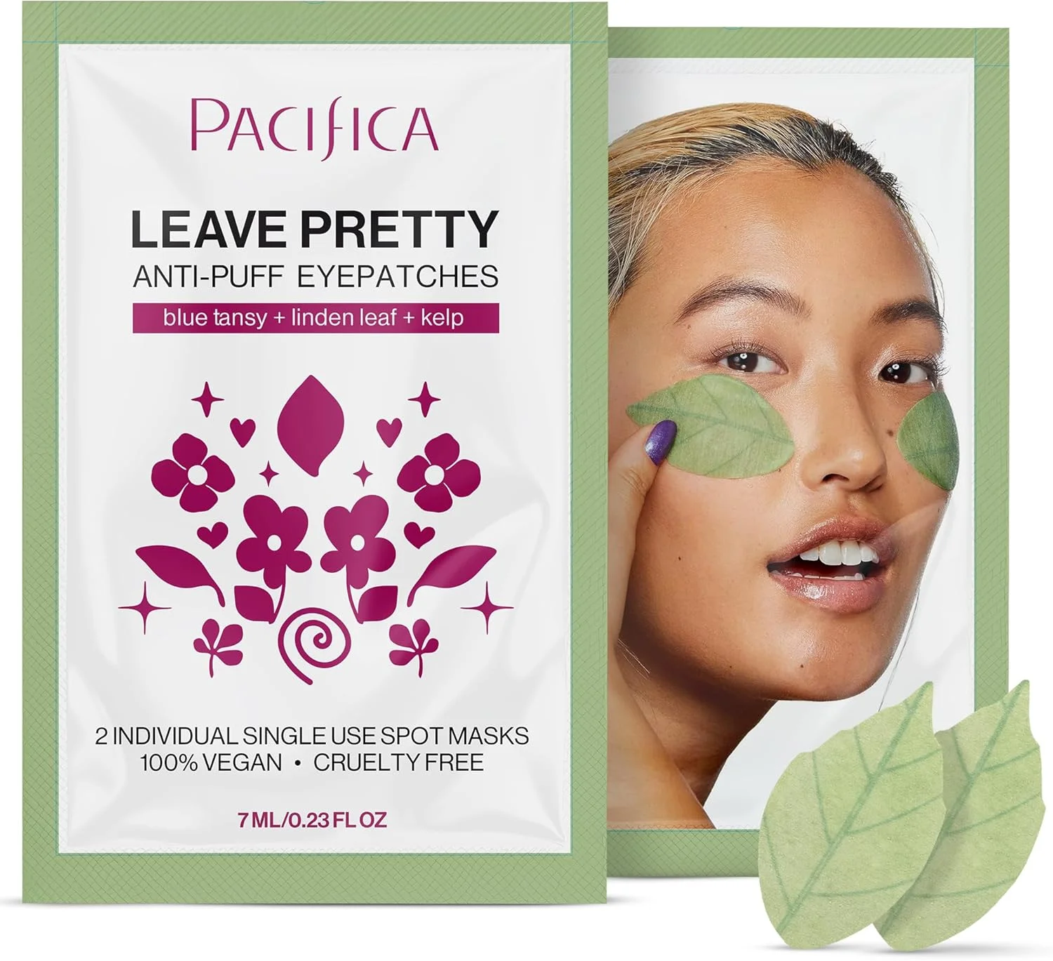 پچ های دور چشم ضد پف پاسیفیکا، 20 گرم، بسته 1 عددی