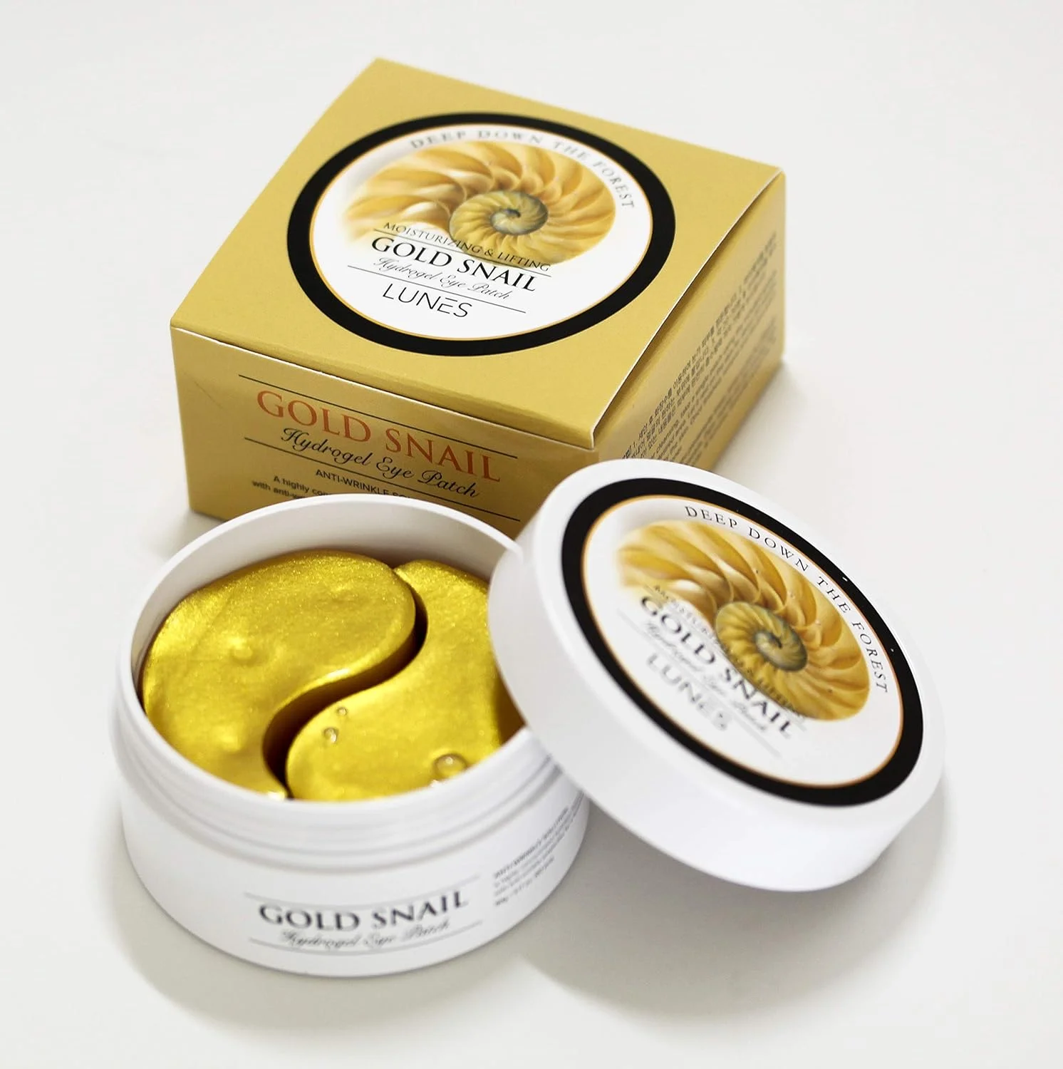 پچ دور چشم هیدروژل حلزون طلایی LUNES، 60 عدد