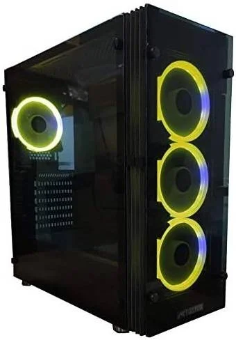 کیس گیمینگ Tortox Shadow Aura با نورپردازی RGB، دارای پنل شیشه ای حرارت دیده در جلو و کنار، 4 عدد فن RGB، همراه با کنترلر 5 ولت ARGB و ریموت کنترل، مشکی | Shadow Aura کیس گیمینگ Tortox Shadow Aura با نورپردازی RGB، دارای پنل شیشه ای حرارت دیده در جلو و کنار، 4 عدد فن RGB، همراه با کنترلر 5 ولت ARGB و ریموت کنترل، مشکی | Shadow Aura