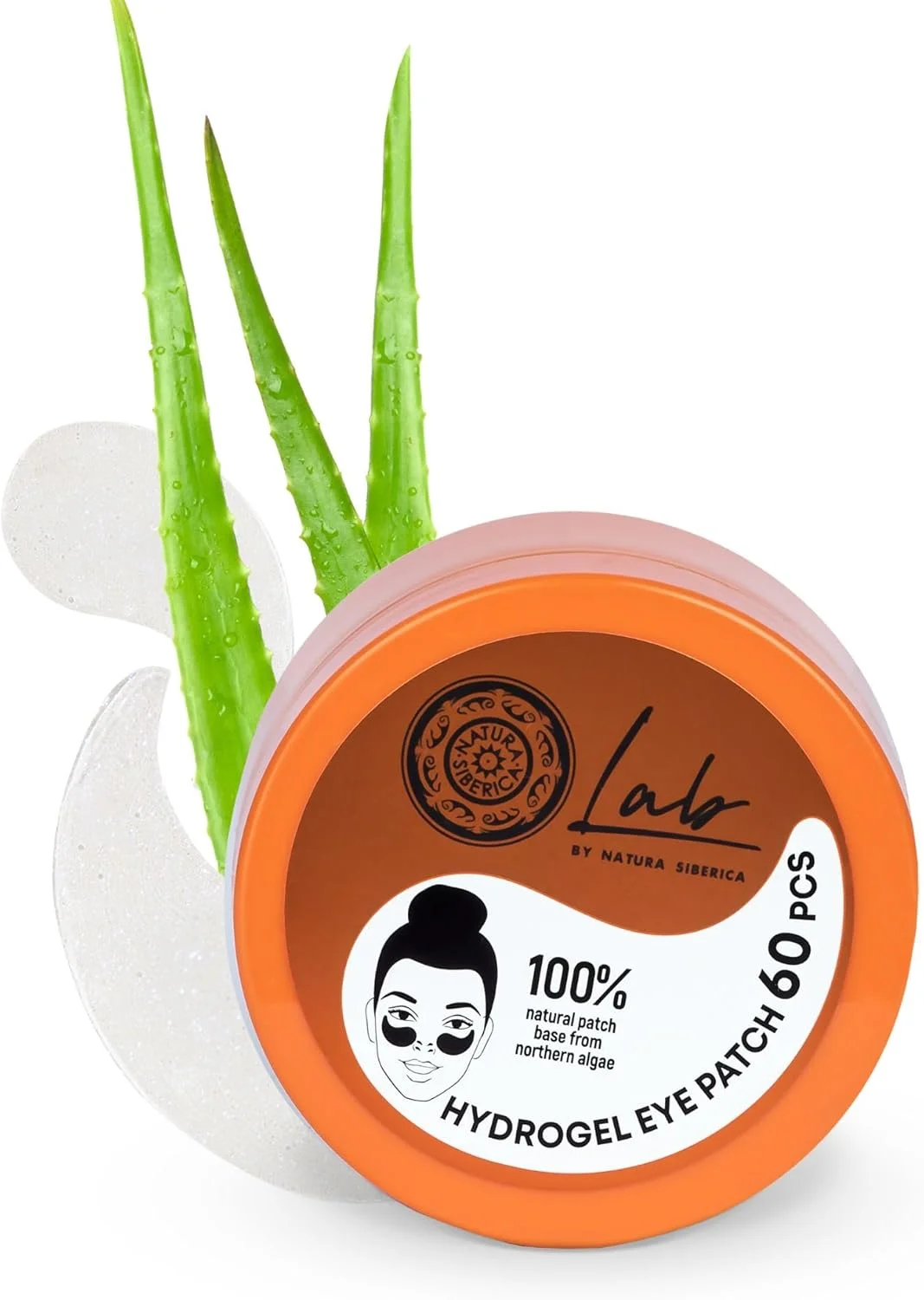 پد زیر چشم طراوت بخش و صاف کننده ناتورا Siberica Lab Biome، 60 عدد