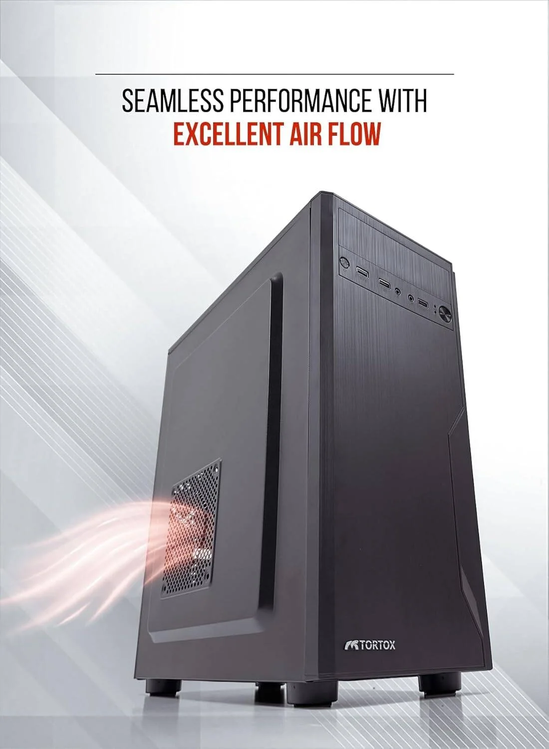 کیس کامپیوتر Tortox Zion ATX، سازگار با مادربردهای ITX و MATX، طول کارت گرافیک 345 میلیمتر، کولر 160 میلیمتر، بدنه فلزی، HDD، SSD، 7 اسلات توسعه، یک فن 120 میلیمتری و منبع تغذیه 350 واتی از پیش نصب شده کیس کامپیوتر Tortox Zion ATX، سازگار با مادربردهای ITX و MATX، طول کارت گرافیک 345 میلیمتر، کولر 160 میلیمتر، بدنه فلزی، HDD، SSD، 7 اسلات توسعه، یک فن 120 میلیمتری و منبع تغذیه 350 واتی از پیش نصب شده