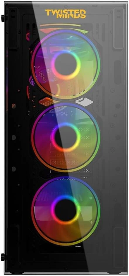 کیس کامپیوتر گیمینگ مید تاور Twisted Minds Manic Shooter-03 ATX، پنل جلویی و جانبی شیشه حرارت دیده، دارای 4 فن ARGB 120 میلیمتری از پیش نصب شده، پشتیبانی از رادیاتور تا 360 میلیمتر، فیلتر گرد و غبار، USB 3.0 / USB 1.1، مشکی | TM350-18 کیس کامپیوتر گیمینگ مید تاور Twisted Minds Manic Shooter-03 ATX، پنل جلویی و جانبی شیشه حرارت دیده، دارای 4 فن ARGB 120 میلیمتری از پیش نصب شده، پشتیبانی از رادیاتور تا 360 میلیمتر، فیلتر گرد و غبار، USB 3.0 / USB 1.1، مشکی | TM350-18