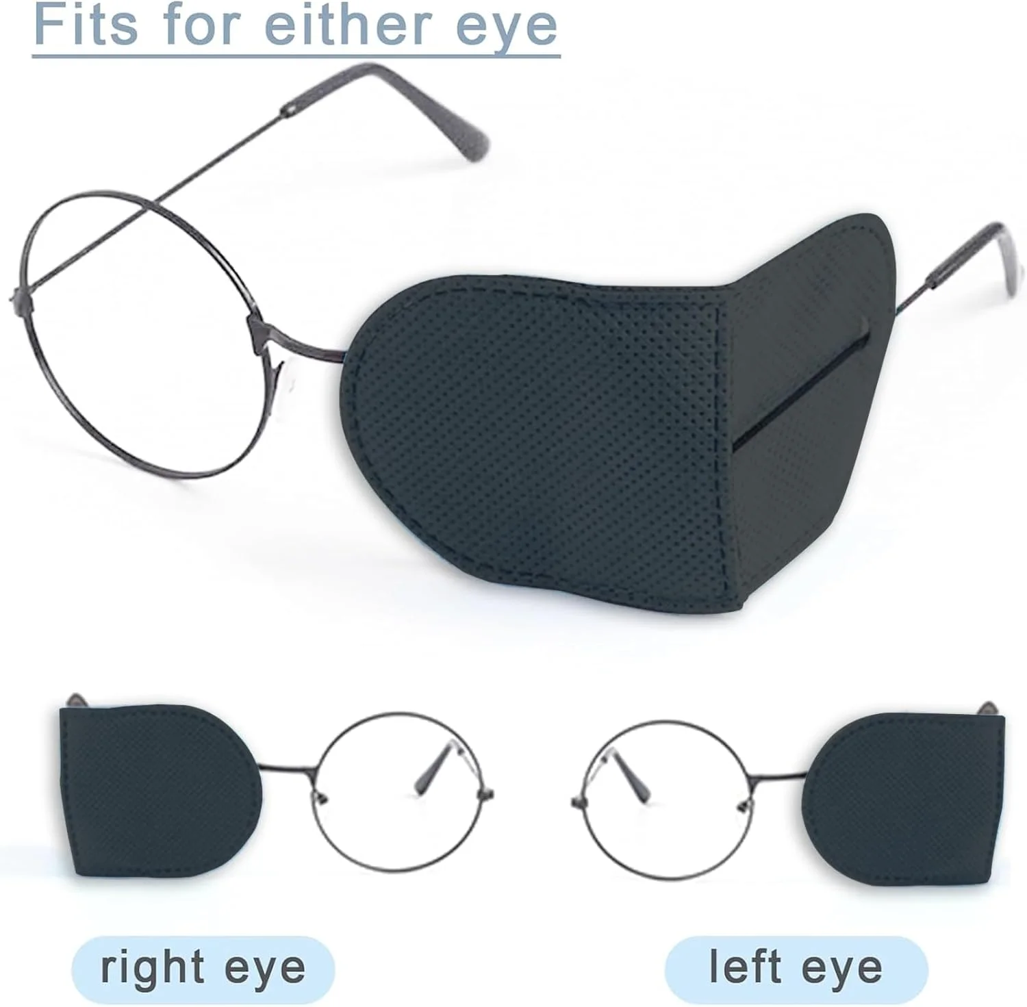 12 عدد پد چشم برای بزرگسالان و کودکان، پد چشمی طبی برای عینک، درمان آمبلیوپی و استرابیسم