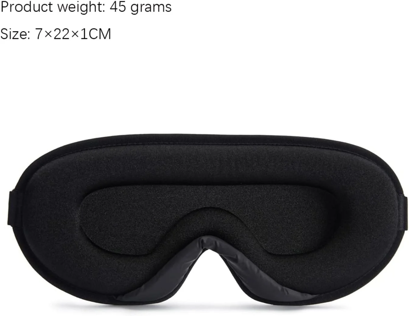 ماسک چشم سه بعدی خواب، مسدود کننده نور، ماسک چشم نرم برای کمک به خواب، ماسک چشم برای مسافرت، سایه چشم شبانه تنفسی