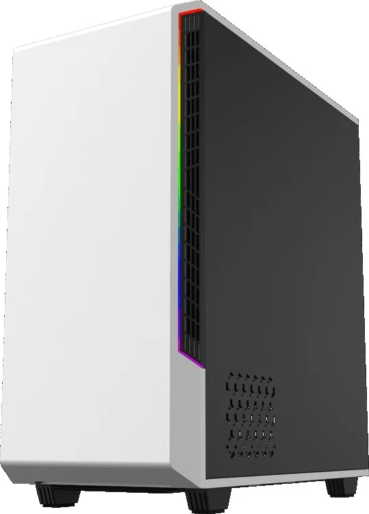 کیس کامپیوتر گیمینگ مید تاور Gamemax T802 Panda White ARGB شیشه حرارت دیده، دارای 1 فن ARGB، پشتیبانی از E-ATX | T802 White کیس کامپیوتر گیمینگ مید تاور Gamemax T802 Panda White ARGB شیشه حرارت دیده، دارای 1 فن ARGB، پشتیبانی از E-ATX | T802 White