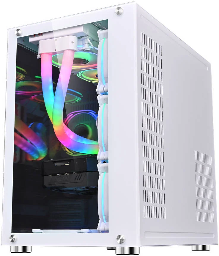 کیس کامپیوتر برج WJCoolMan Robin I ATX، جنس SPCC 0.6mm + شیشه حرارت دیده، پشتیبانی از رادیاتور تا 360mm و 10 فن 120mm، پورت USB 3.0 / USB 2.0*2 / HD Audio I/O، سفید کیس کامپیوتر برج WJCoolMan Robin I ATX، جنس SPCC 0.6mm + شیشه حرارت دیده، پشتیبانی از رادیاتور تا 360mm و 10 فن 120mm، پورت USB 3.0 / USB 2.0*2 / HD Audio I/O، سفید