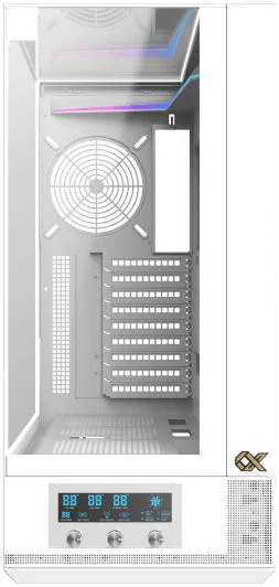 کیس کامپیوتر Xigmatec Vision Pro Arctic E-ATX، دارای 1 عدد فن G24A Arctic + 7 عدد فن معکوس G24A Arctic از پیش نصب شده، پشتیبانی از رادیاتور 480 میلیمتری، پنل نمایشگر LCD، 3 عدد پنل شیشه حرارت دیده، سفید | EN45172 کیس کامپیوتر Xigmatec Vision Pro Arctic E-ATX، دارای 1 عدد فن G24A Arctic + 7 عدد فن معکوس G24A Arctic از پیش نصب شده، پشتیبانی از رادیاتور 480 میلیمتری، پنل نمایشگر LCD، 3 عدد پنل شیشه حرارت دیده، سفید | EN45172
