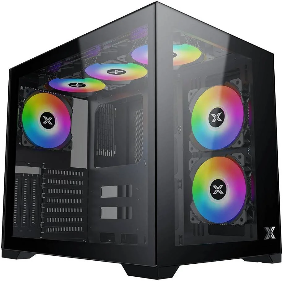کیس کامپیوتر Xigmatek Aquarius II با شیشه حرارت دیده ATX، جنس استیل + PVS + شیشه حرارت دیده، پشتیبانی از رادیاتور تا 360 میلی متر و 9 فن، 2 پنل شیشه ای حرارت دیده، مشکی | EN49160 کیس کامپیوتر Xigmatek Aquarius II با شیشه حرارت دیده ATX، جنس استیل + PVS + شیشه حرارت دیده، پشتیبانی از رادیاتور تا 360 میلی متر و 9 فن، 2 پنل شیشه ای حرارت دیده، مشکی | EN49160