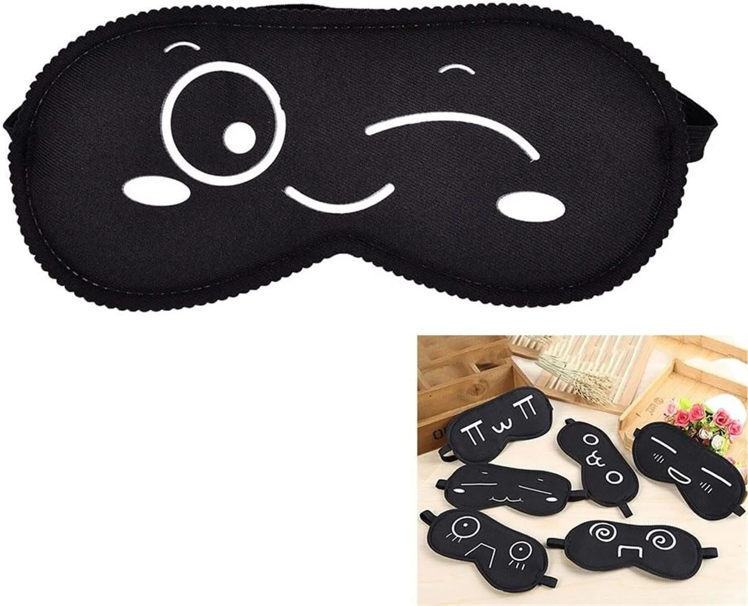 ماسک چشم خواب و عینک خواب نرم ضد آفتاب