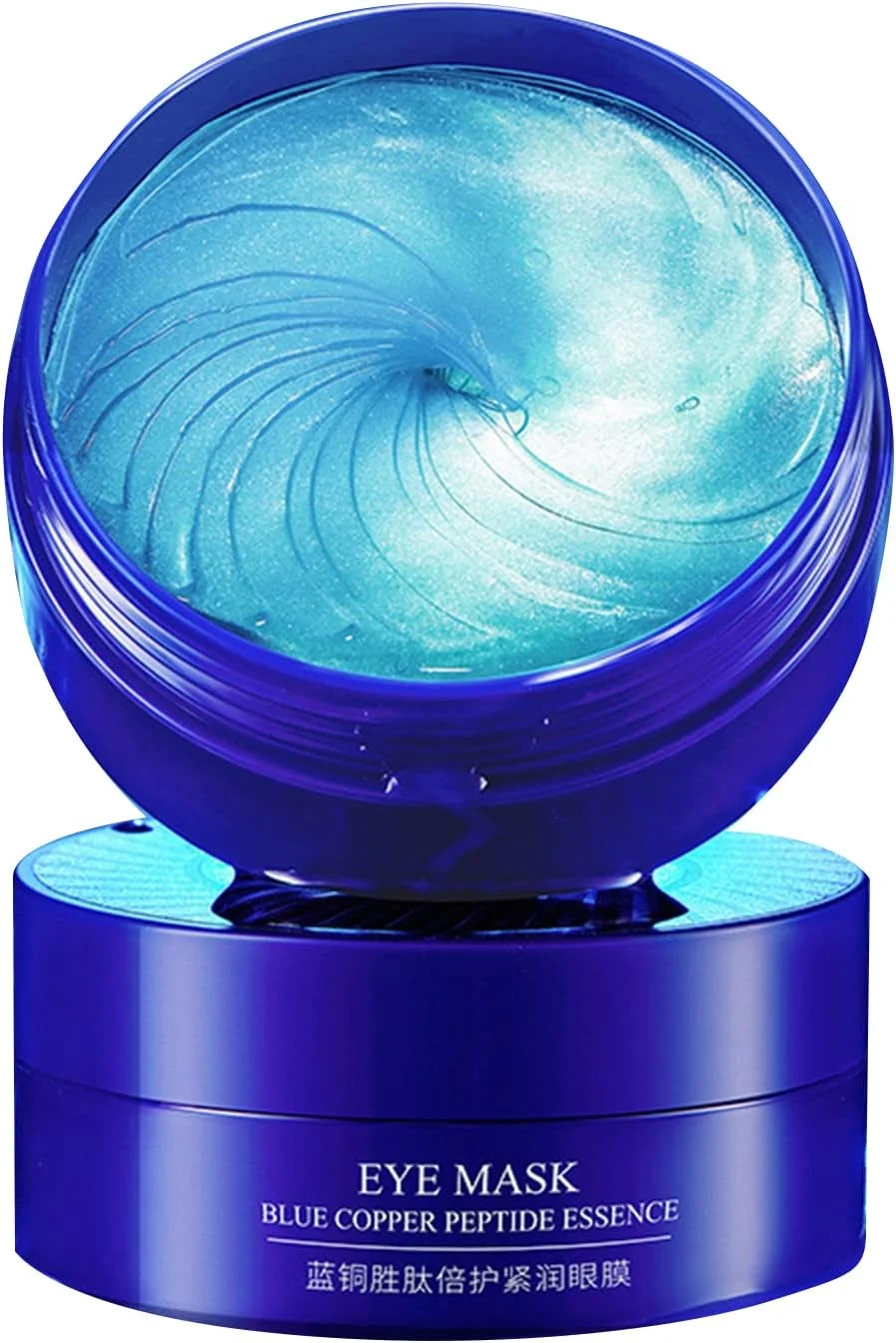 پچ دور چشم هیدروژل پپتید مس آبی BIOAOUA میستها، ضد پیری، ضد چروک، رفع سیاهی دور چشم و پف زیر چشم (30 جفت)