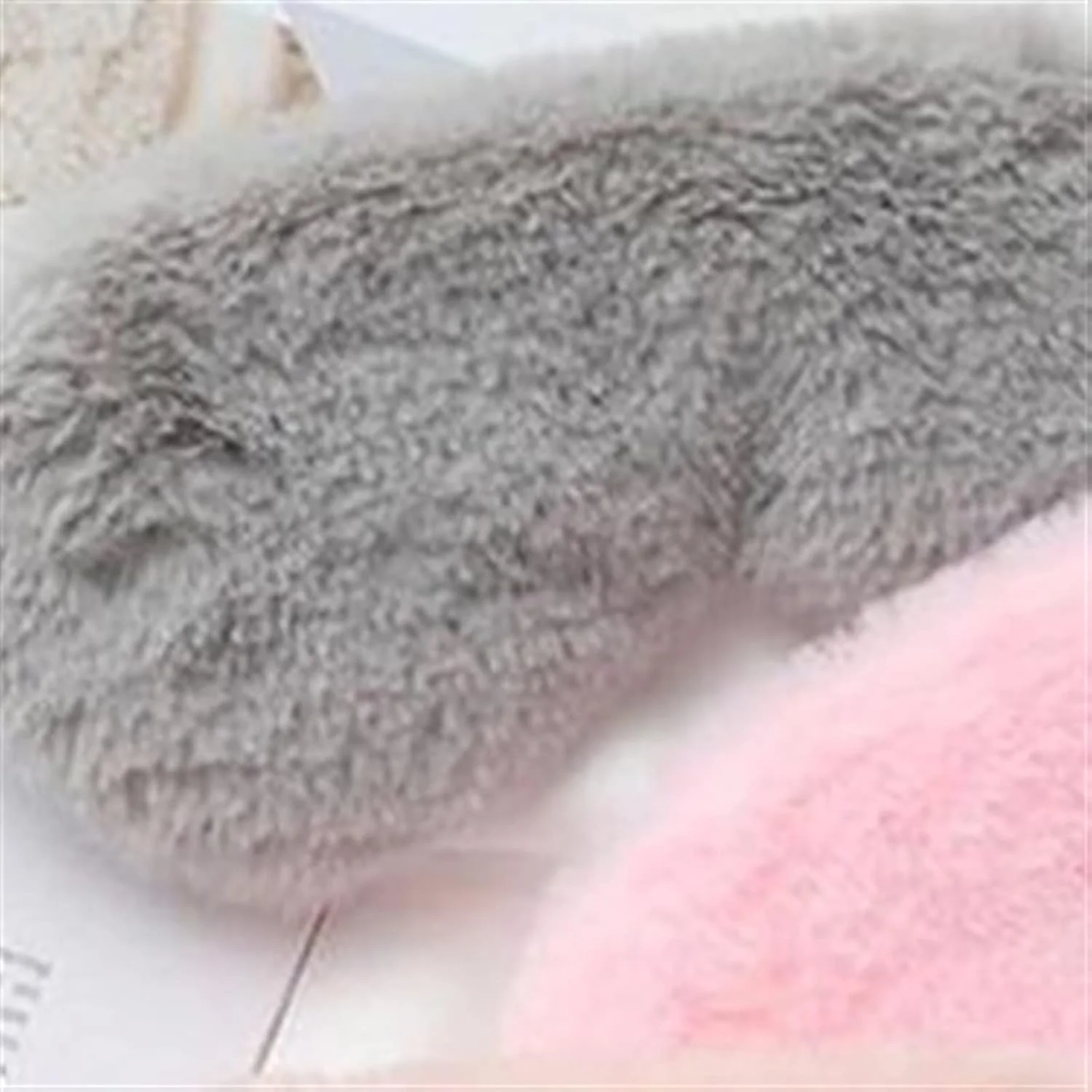 ماسک چشم پوشاننده نور خواب ابریشمی مانند ماسک چشم خواب پاییزی و زمستانی (خاکستری)