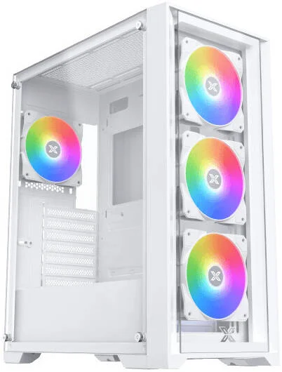 کیس کامپیوتر Xigmatek Quantum Arctic E-ATX، دارای 4 فن از پیش نصب شده Z20A Arctic، پشتیبانی از رادیاتور 360 میلی متری، 7 اسلات توسعه، 2 پنل شیشه ای حرارت دیده، سفید | EN42881 کیس کامپیوتر Xigmatek Quantum Arctic E-ATX، دارای 4 فن از پیش نصب شده Z20A Arctic، پشتیبانی از رادیاتور 360 میلی متری، 7 اسلات توسعه، 2 پنل شیشه ای حرارت دیده، سفید | EN42881
