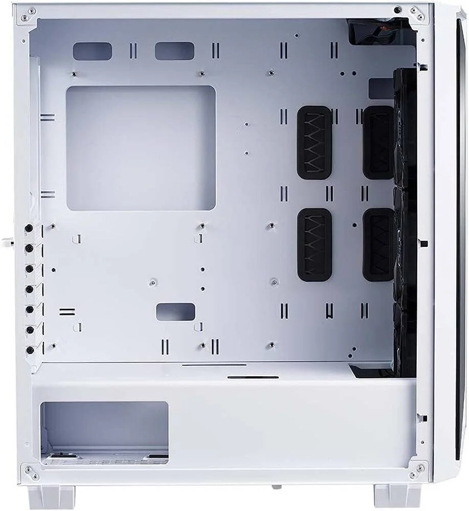 کیس مید تاور XPG Cruiser، دارای 3 فن 120mm aRGB از پیش نصب شده، پشتیبانی از رادیاتور تا 360mm و 6 فن، پنل جانبی شیشه حرارت دیده 4mm، جنس SPCC، سفید | CRUISERST-WHCWW کیس مید تاور XPG Cruiser، دارای 3 فن 120mm aRGB از پیش نصب شده، پشتیبانی از رادیاتور تا 360mm و 6 فن، پنل جانبی شیشه حرارت دیده 4mm، جنس SPCC، سفید | CRUISERST-WHCWW