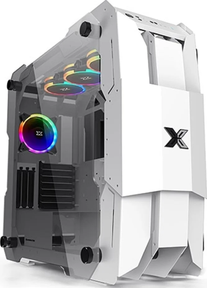 کیس گیمینگ شیشه ای Xigmatek X7 Super Tower E-ATX، رادیاتور 360 میلی متری، سایز فن 120 میلی متری، ARGB، جریان هوای عالی، طراحی شاسی تهویه، سفید | EN46249 کیس گیمینگ شیشه ای Xigmatek X7 Super Tower E-ATX، رادیاتور 360 میلی متری، سایز فن 120 میلی متری، ARGB، جریان هوای عالی، طراحی شاسی تهویه، سفید | EN46249