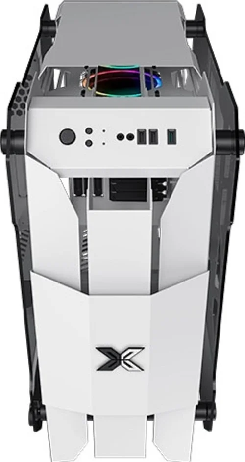 کیس گیمینگ شیشه ای Xigmatek X7 Super Tower E-ATX، رادیاتور 360 میلی متری، سایز فن 120 میلی متری، ARGB، جریان هوای عالی، طراحی شاسی تهویه، سفید | EN46249 کیس گیمینگ شیشه ای Xigmatek X7 Super Tower E-ATX، رادیاتور 360 میلی متری، سایز فن 120 میلی متری، ARGB، جریان هوای عالی، طراحی شاسی تهویه، سفید | EN46249