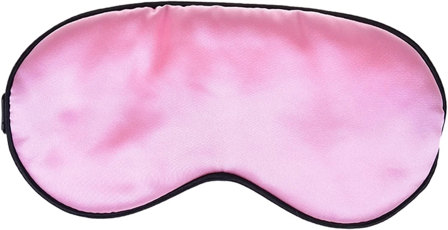 ماسک چشم ابریشمی، صفحه نور رنگی گلدوزی شده، ماسک خواب ابریشمی (Hortel)