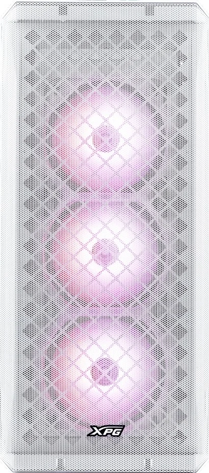 کیس کامپیوتر XPG Defender Mid Tower ATX، پنل جلویی توری، جلوه RGB با جریان هوای کارآمد، شیشه حرارت دیده، دارای 3 فن XPG VENTO 120 ARGB، فیلتر گرد و غبار قابل جابجایی، سفید | DEFENDER-WHCWW کیس کامپیوتر XPG Defender Mid Tower ATX، پنل جلویی توری، جلوه RGB با جریان هوای کارآمد، شیشه حرارت دیده، دارای 3 فن XPG VENTO 120 ARGB، فیلتر گرد و غبار قابل جابجایی، سفید | DEFENDER-WHCWW