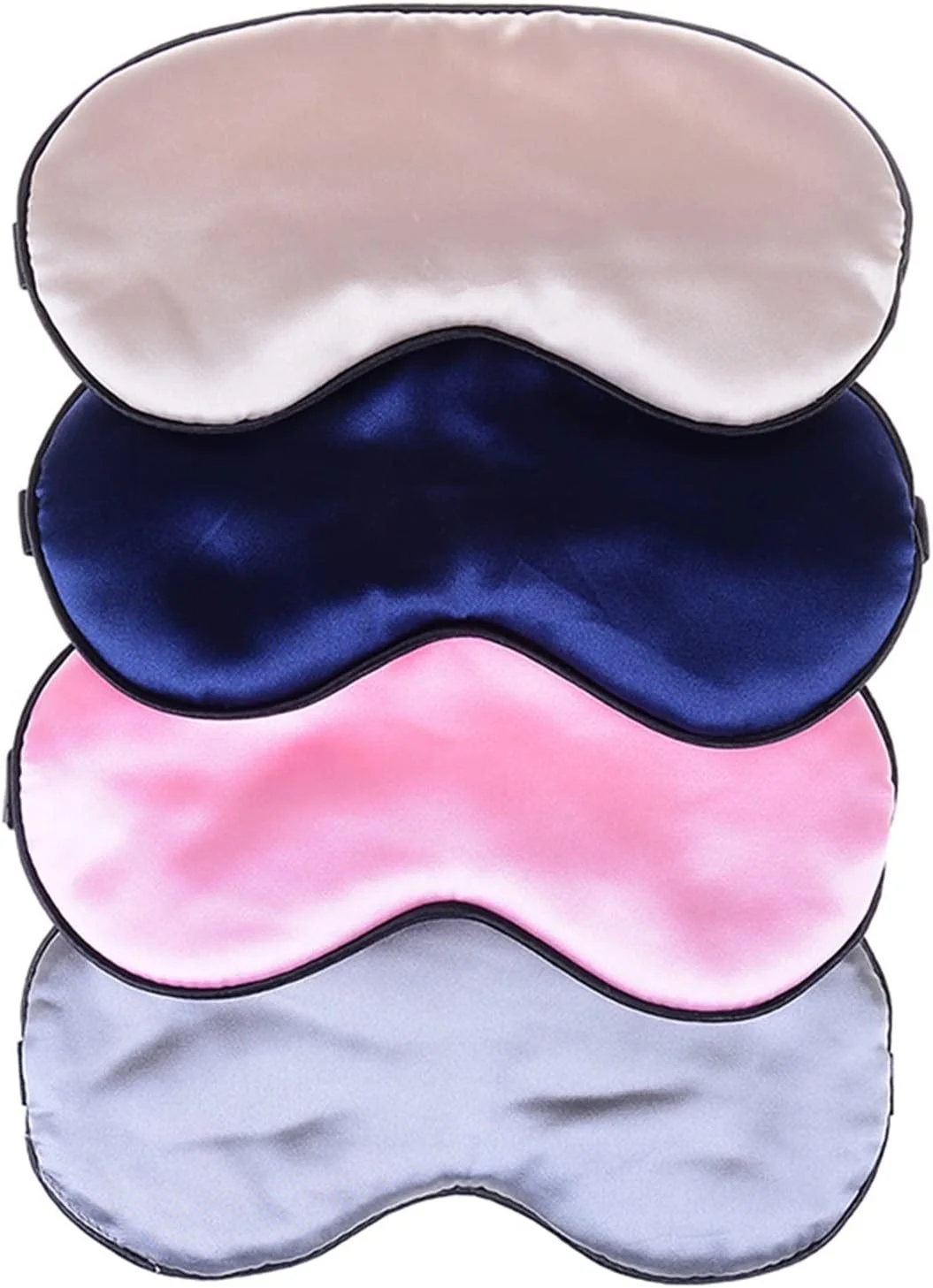 ماسک چشم ابریشمی، صفحه نور رنگی گلدوزی شده، ماسک خواب ابریشمی (Hortel)