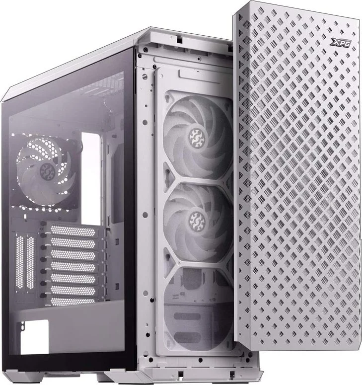 کیس کامپیوتر XPG Defender Pro Mid-Tower ATX با پنل جلویی MESH، جلوه RGB، جریان هوای کارآمد و شیشه حرارت دیده - سفید | DEFENDER PRO-WHCWW کیس کامپیوتر XPG Defender Pro Mid-Tower ATX با پنل جلویی MESH، جلوه RGB، جریان هوای کارآمد و شیشه حرارت دیده - سفید | DEFENDER PRO-WHCWW