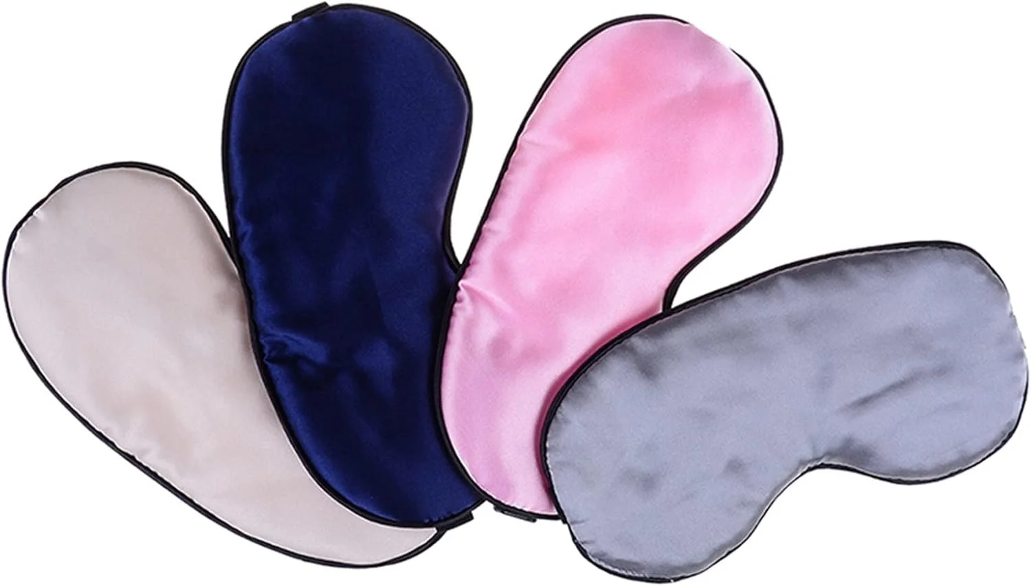 ماسک چشم ابریشمی، صفحه نور رنگی گلدوزی شده، ماسک خواب ابریشمی (Hortel)