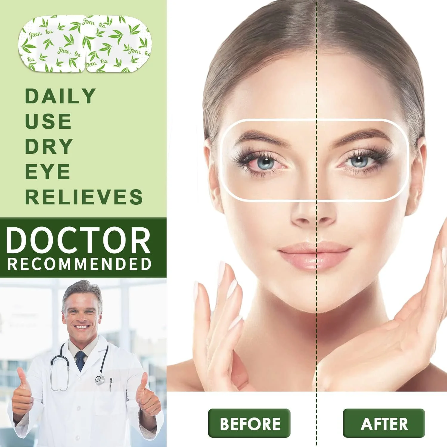 ماسک چشم خود گرم شونده 36 عددی، ماسک بخار چشم با جنس ابریشم پنبه 6A، کمپرس گرم خود گرم شونده برای تسکین سریع خشکی چشم، بدون نیاز به مایکروویو، محصولات مراقبت از چشم برای تسکین خشکی چشم