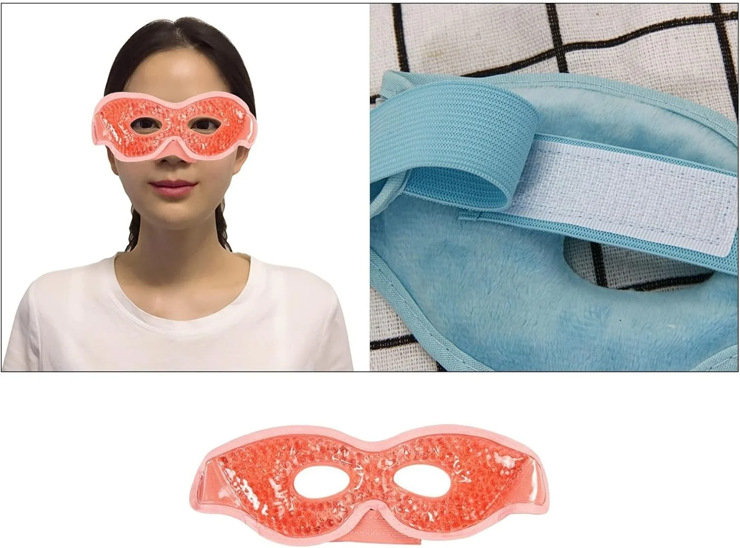 ماسک چشم کیسه یخ پک گرم پک سرد ماسک صورت کیسه یخ خواب مسافرتی ماسک چشم کیسه یخ پک سرد چوب یخی