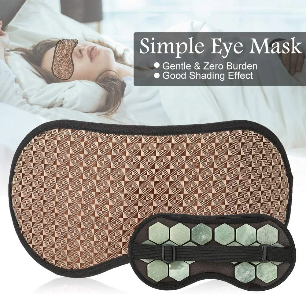 چشم بند، ماسک چشم سنگ یشم ژرمانیوم، مراقبت از سلامت چشم (یشم)