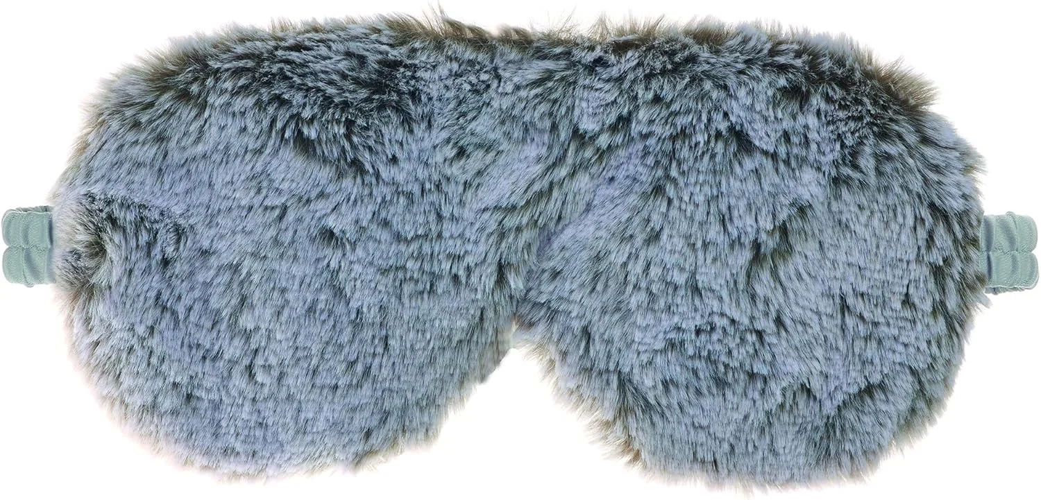 ست چشم بند خز خاکستری و اسپری بالش مایا گیفتز