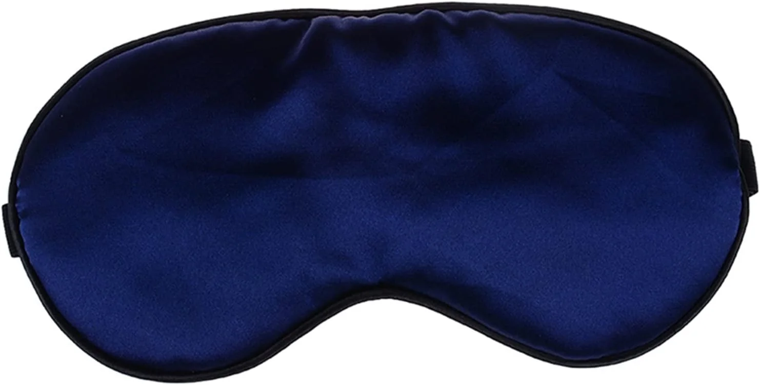 ماسک چشم ابریشمی، صفحه نور رنگی گلدوزی شده، ماسک خواب ابریشمی (Hortel)