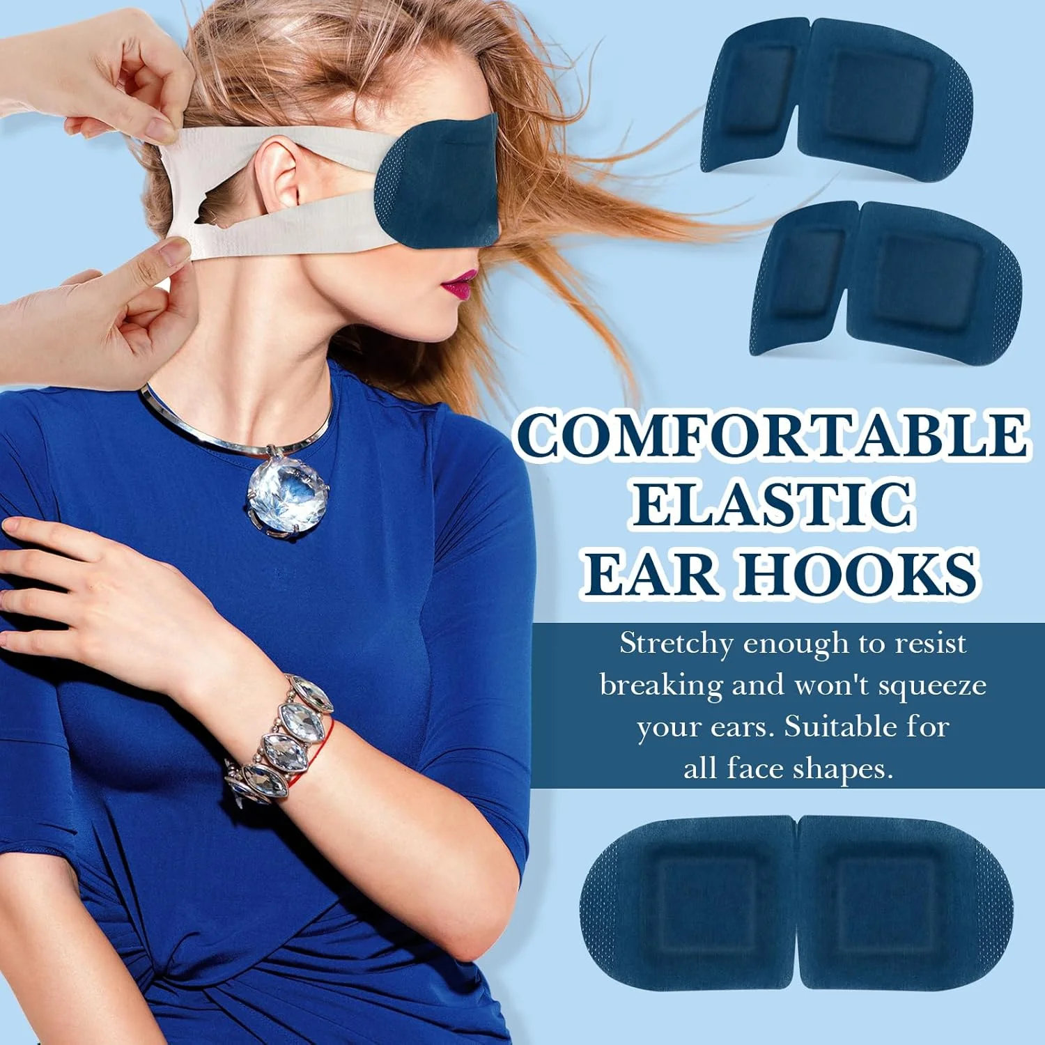 ۱۰۰ عدد ماسک چشم بخار یکبار مصرف برای خشکی چشم، اسپا، بدون عطر، کمپرس گرم خود گرم شونده، ماسک خواب، مناسب منزل، محل کار، مسافرت، هدیه آرامش بخش