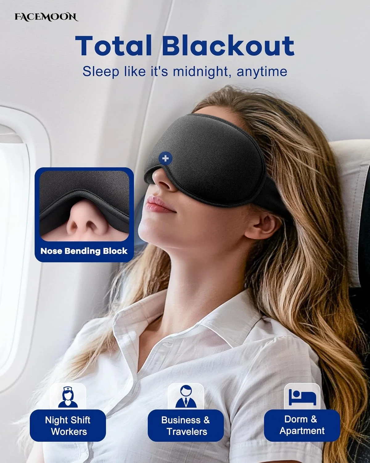 ماسک خواب ژلی خنک کننده سه بعدی برای زنان و مردان - ماسک چشم وزنی 170 گرمی برای خواب، تاریکی 100٪، ژل فوق العاده خنک، تسکین میگرن و سردرد، مراقبت از چشم، آرامش عمیق، ملزومات سفر هوایی، هدیه