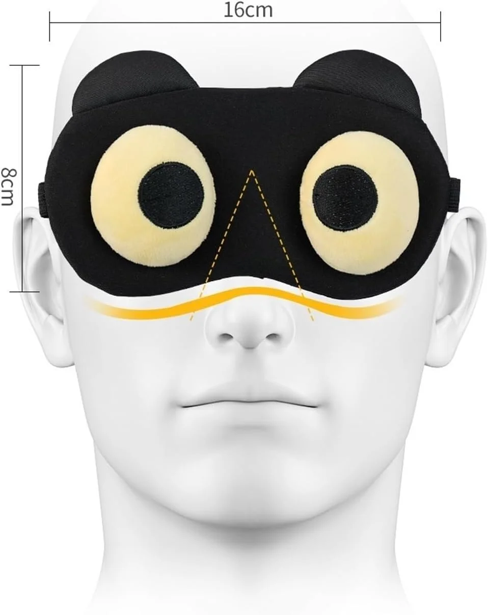 چشم بند خواب طرح کارتونی، پوشش چشم بامزه و فانتزی، ماسک خواب، سایه چشم، چشم بند، لوازم خواب، استراحت در سفر، پد چشم (رنگ: B)