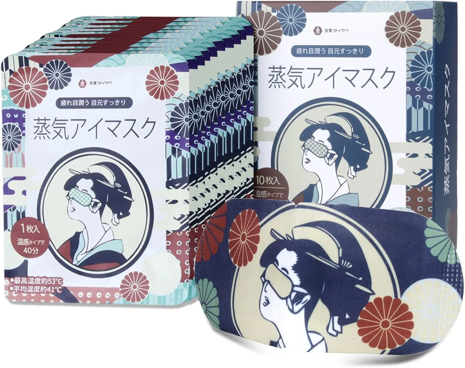 ماسک چشم بخار HIQUAY، 10 عدد ماسک چشم برای سیاهی دور چشم و پف کردگی، تسکین دهنده یکبار مصرف برای سردرد، خشکی چشم، تسکین استرس، رفع خستگی چشم، ماسک چشم بخار، ماسک چشم حرارتی خواب برای پف چشم