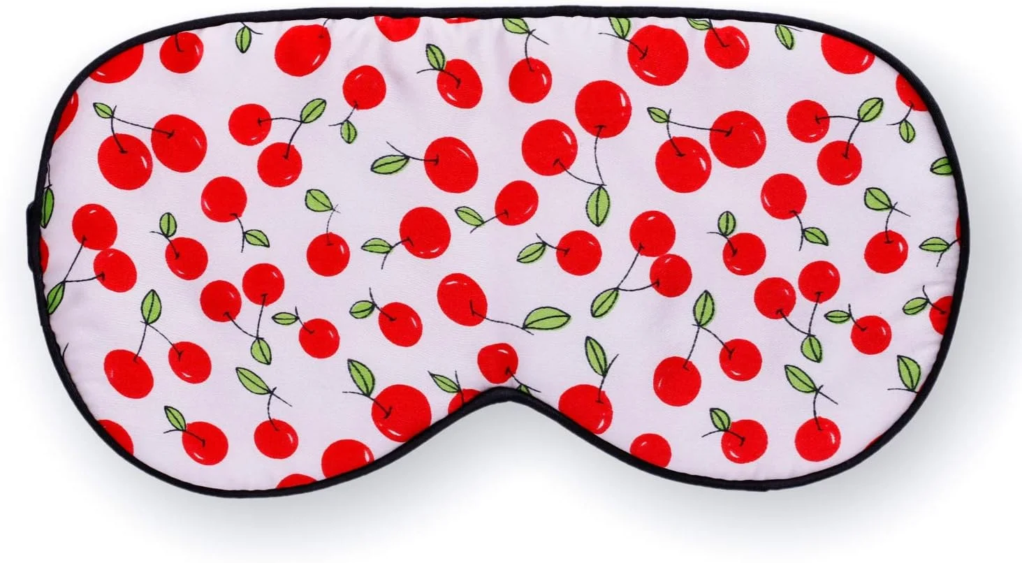 چشم بند خواب ابریشم خالص مکس فیل، پوشش چشم، سایه چشم، رنگ های چاپی (#18)