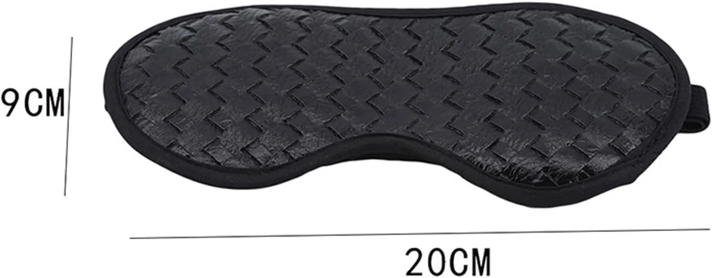 ماسک چشم سنگ ژرمانیوم شش ضلعی تورمالین، ماساژور چشم، محافظ چشم یونی منفی، پوشش چشم مادون قرمز دور، پوشش سایه چشم