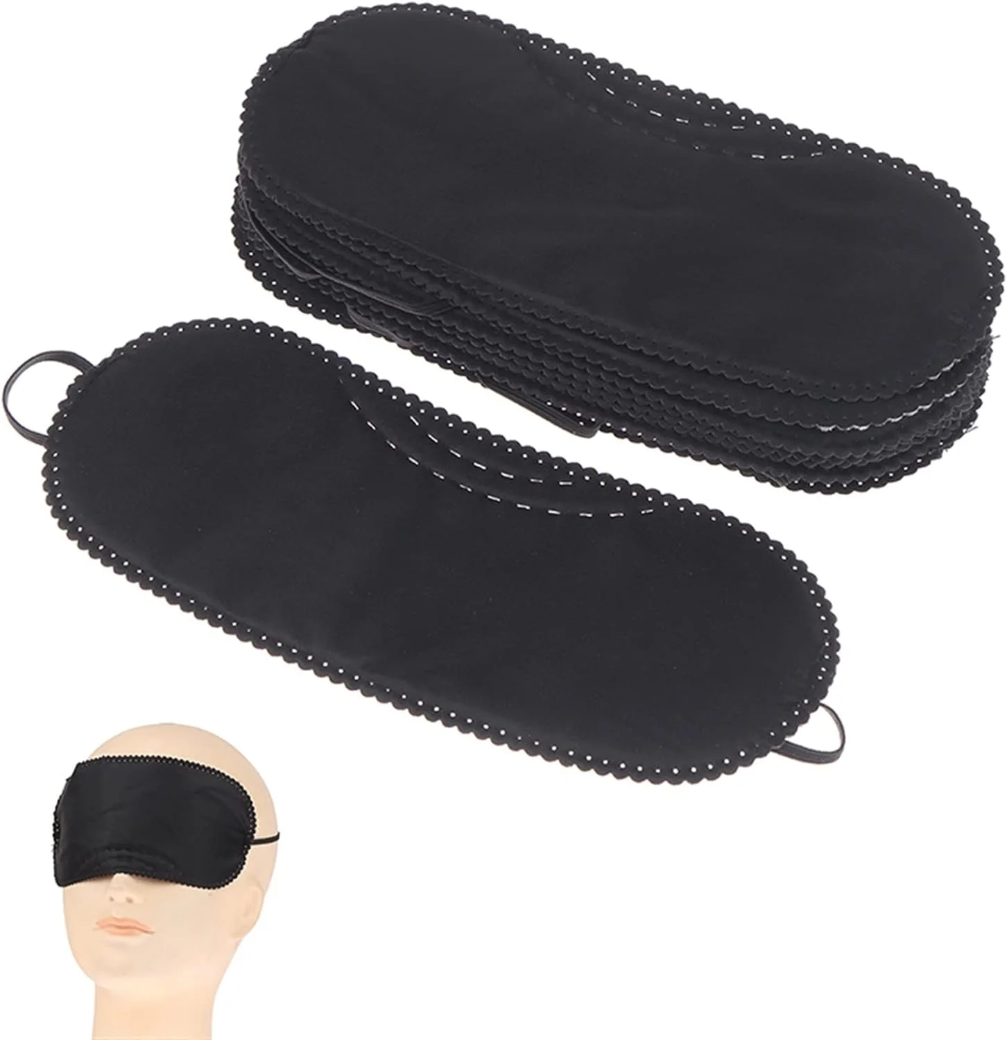 ماسک چشم توری مشکی محافظ نور ماسک چشم خواب غیر بافته