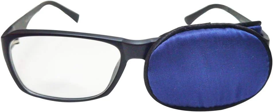 ماسک چشم ابریشمی مایا استار برای آمبلیوپی، استرابیسم و تنبلی چشم (آبی)