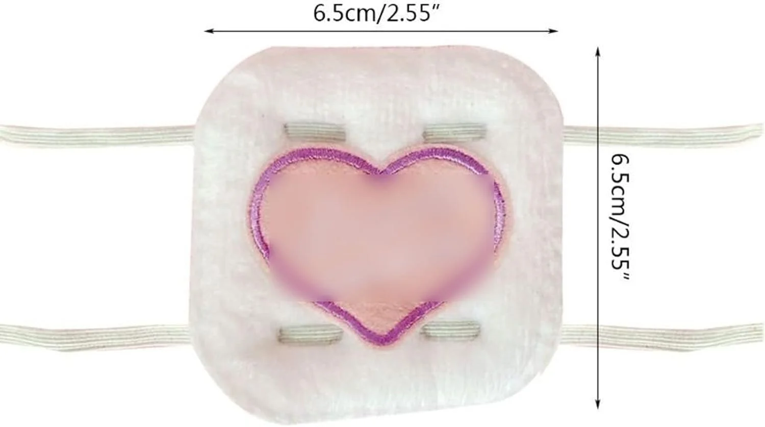 ماسک چشم طرح انیمه گلدوزی شده طرح قلب تک چشم بند لوازم جانبی لباس ماسک چشم طرح انیمه گلدوزی شده طرح قلب تک چشم بند لوازم جانبی لباس