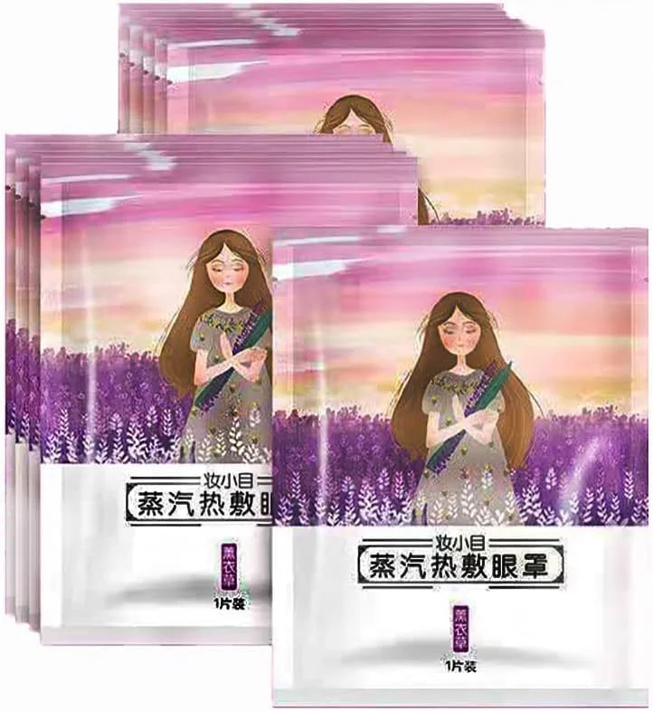 ۱۰ عدد ماسک چشم بخار، ماسک چشم گرم یکبار مصرف برای خشکی چشم، پف، حلقه های تیره، رفع خستگی چشم، کمپرس گرم برای آرامش و خواب، خود گرم شونده، معطر، اسطوخودوس