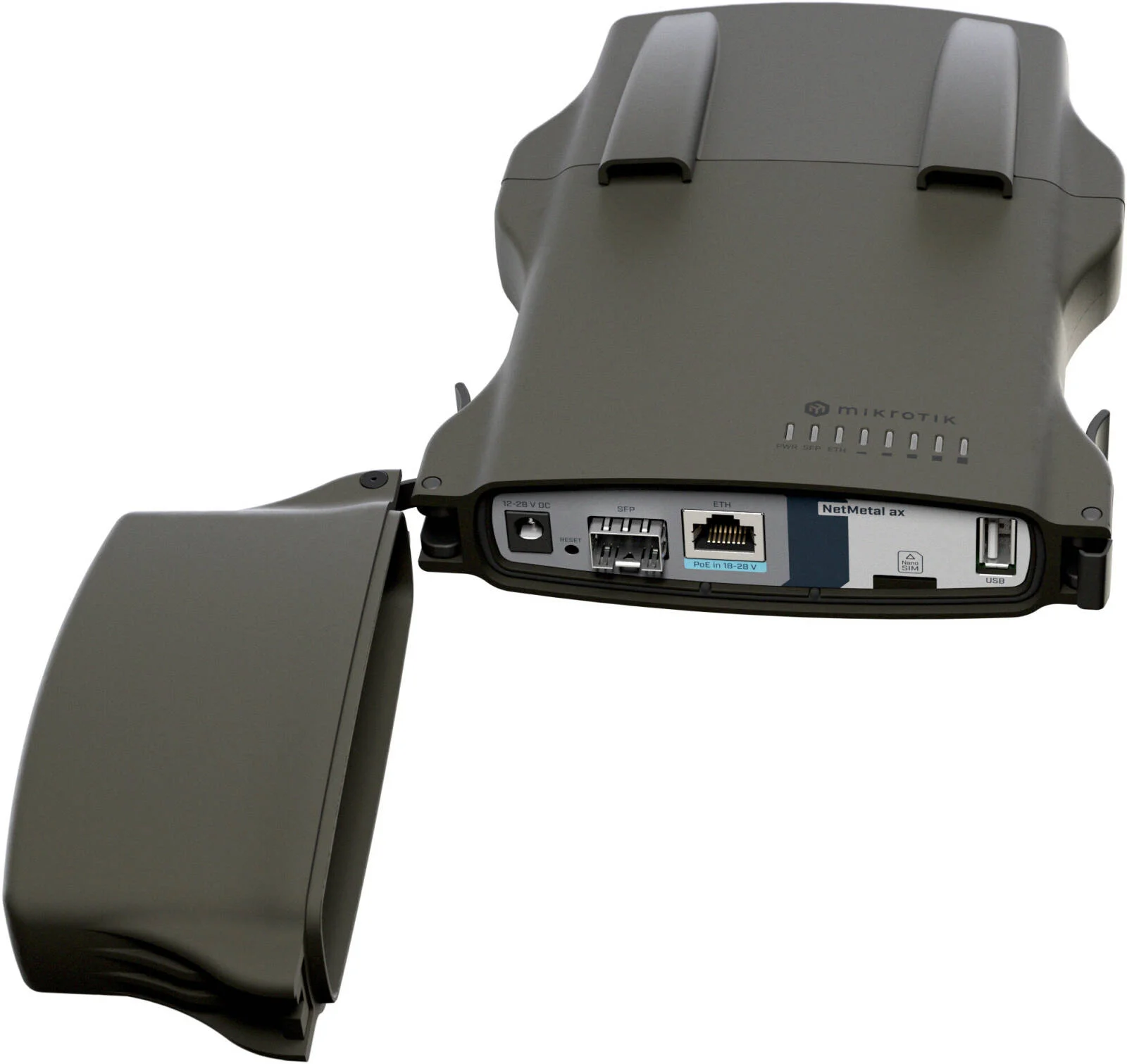 اکسس پوینت بیرونی دوربرد MikroTik NetMetal ax، حداکثر نرخ داده 2400 مگابیت بر ثانیه، 1 پورت اترنت 10/100/1000، 256 مگابایت رم، 128 مگابایت حافظه NAND | L23UGSR-5HAXD2Hxd-NM اکسس پوینت بیرونی دوربرد MikroTik NetMetal ax، حداکثر نرخ داده 2400 مگابیت بر ثانیه، 1 پورت اترنت 10/100/1000، 256 مگابایت رم، 128 مگابایت حافظه NAND | L23UGSR-5HAXD2Hxd-NM