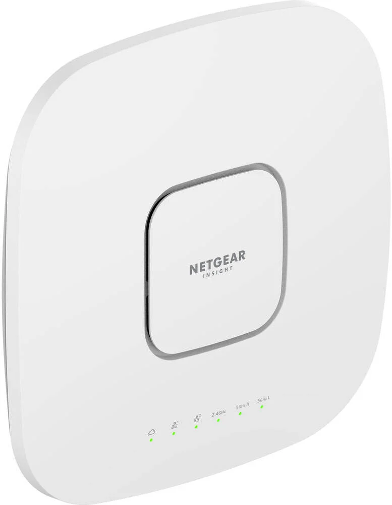 اکسس پوینت وای فای 6 سه بانده Netgear AX6000 PoE Multi-Gig، WPA3 و 8 شبکه بی سیم مجزا، توان عملیاتی تا 6 گیگابیت بر ثانیه، 2.4 گیگاهرتز / 2 x 5 گیگاهرتز (سه بانده)، پورت های 2.5G و 1G، سفید | WAX630 اکسس پوینت وای فای 6 سه بانده Netgear AX6000 PoE Multi-Gig، WPA3 و 8 شبکه بی سیم مجزا، توان عملیاتی تا 6 گیگابیت بر ثانیه، 2.4 گیگاهرتز / 2 x 5 گیگاهرتز (سه بانده)، پورت های 2.5G و 1G، سفید | WAX630