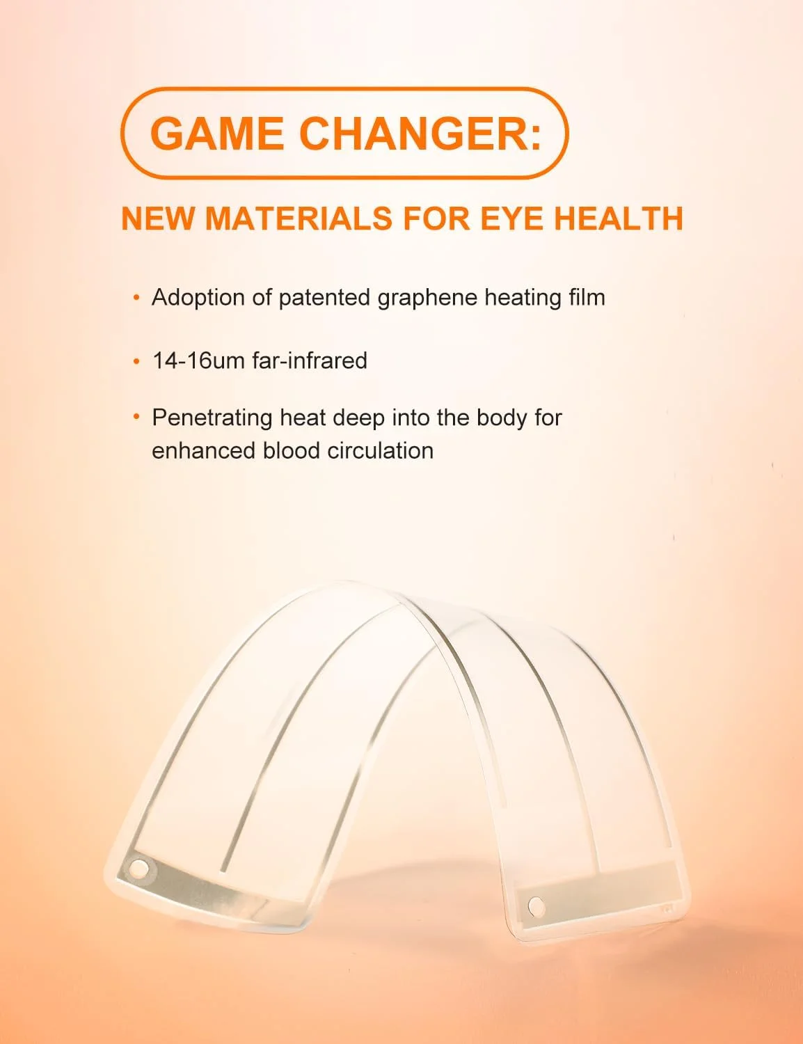 ماسک چشم گرمایشی، کمپرس گرم چشم بدون سیم برای خشکی چشم و رفع خستگی چشم، ماسک چشم گرم برقی قابل حمل برای بلفاریت، شالازیون، خستگی چشم یا MGD