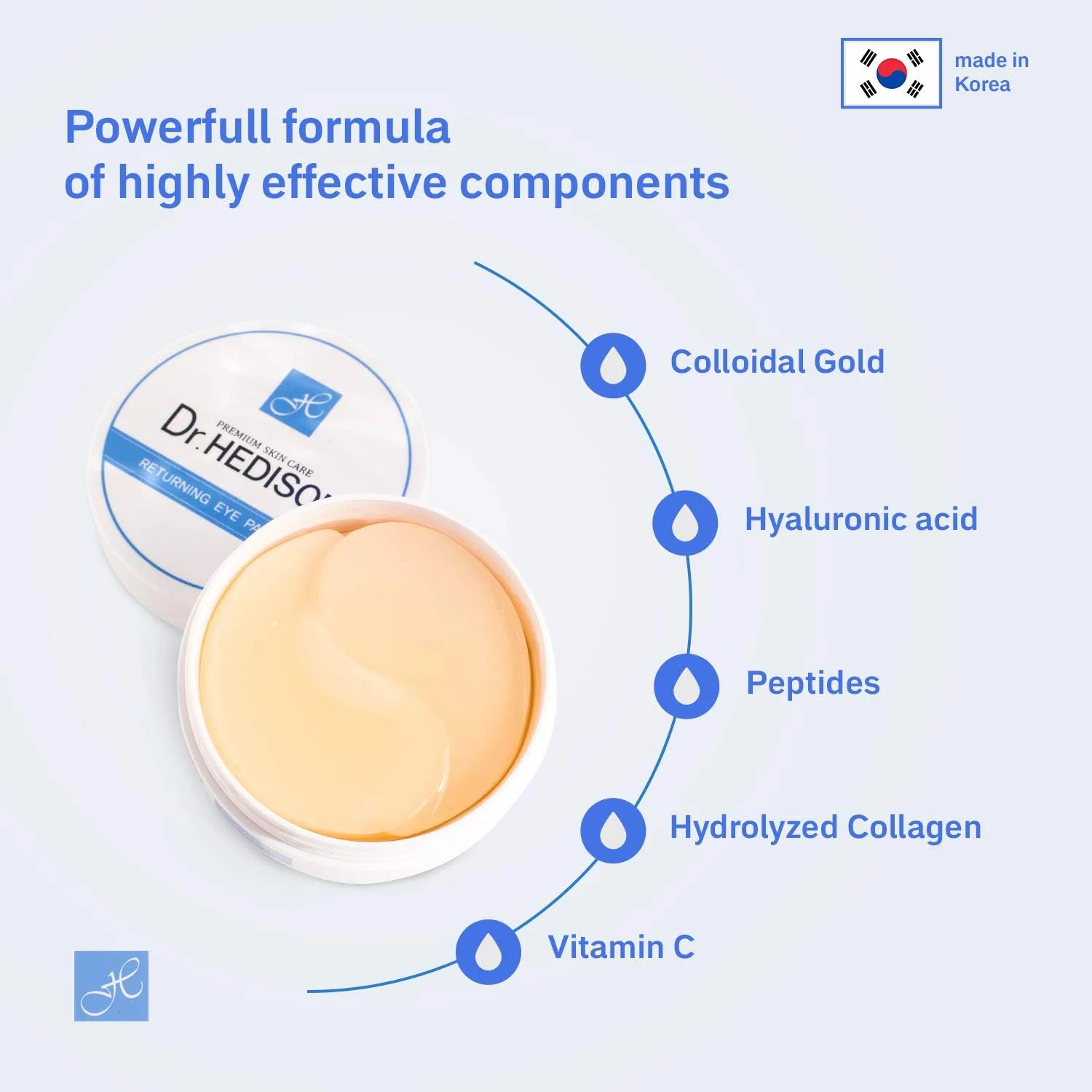 پچ دور چشم احیا کننده دکتر هدیسون، 60 عدد