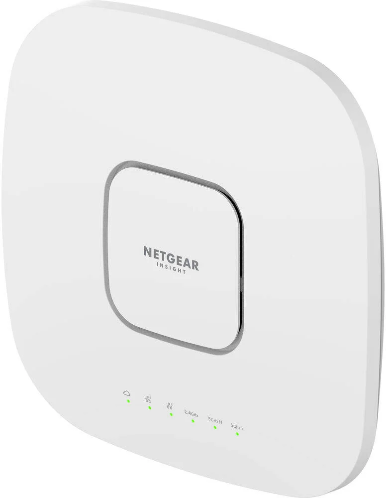 اکسس پوینت وای فای 6 سه بانده Netgear AX6000 PoE Multi-Gig، WPA3 و 8 شبکه بی سیم مجزا، توان عملیاتی تا 6 گیگابیت بر ثانیه، 2.4 گیگاهرتز / 2 x 5 گیگاهرتز (سه بانده)، پورت های 2.5G و 1G، سفید | WAX630 اکسس پوینت وای فای 6 سه بانده Netgear AX6000 PoE Multi-Gig، WPA3 و 8 شبکه بی سیم مجزا، توان عملیاتی تا 6 گیگابیت بر ثانیه، 2.4 گیگاهرتز / 2 x 5 گیگاهرتز (سه بانده)، پورت های 2.5G و 1G، سفید | WAX630